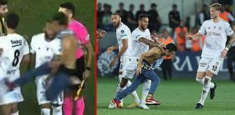 Ankaragücü taraftarından Beşiktaşlı yıldıza uçan tekme! Zehir zemberek açıklamalar geldi