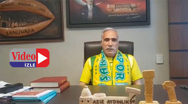 Aziz Aydınlık,Bağış yaptı, destek istedi