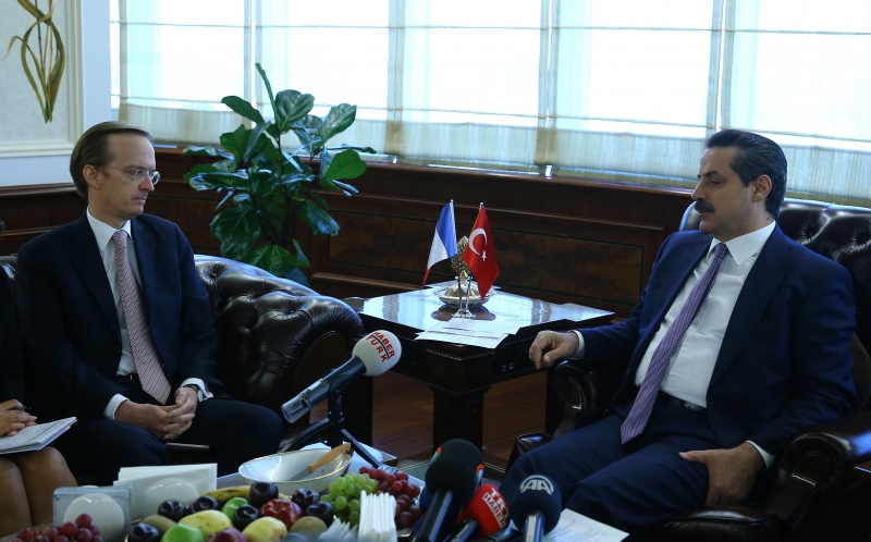 Bakan Çelik, Fransa'nın Ankara Büyükelçisi’ni kabul etti