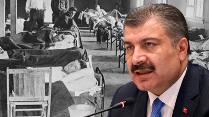 Bakan Koca, korona salgının vahametini İspanyol Gribi'yle anlattı: 50 ila 100 milyon can kaybı olmuştu