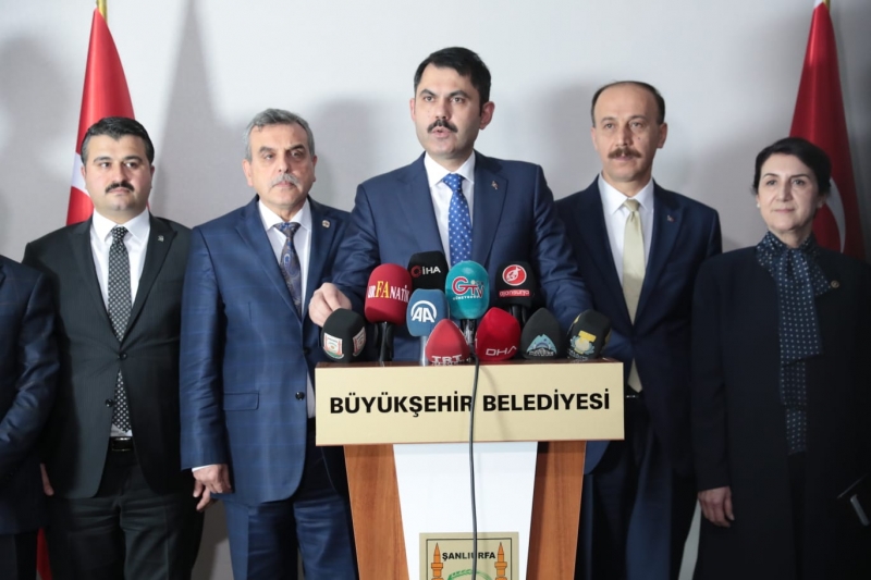 BAKAN KURUM'DAN ŞANLIURFA'YA MÜJDELİ HABERLER