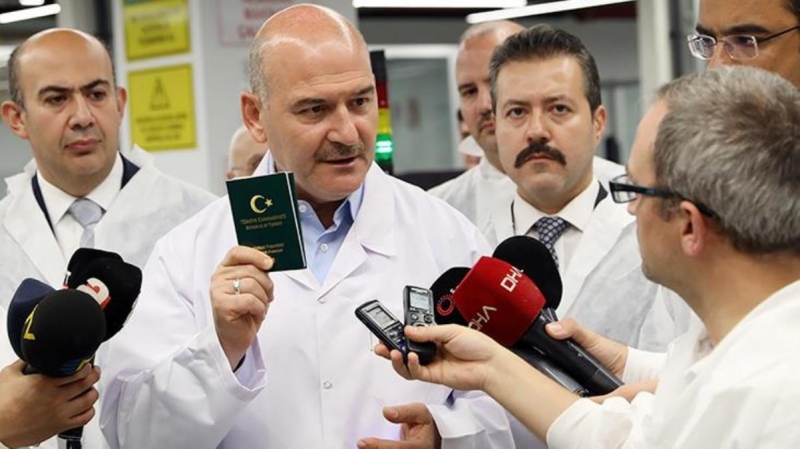 Bakan Soylu: Yerli ve milli pasaportun üretimini başlatıyoruz