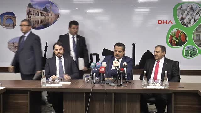 Bakanlar Çelik, Eroğlu ve Albayrak, Şanlıurfa'da
