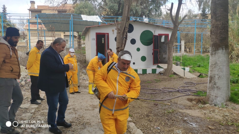 Barış Pınarı Bölgesinde Koronavirüs Tedbirleri