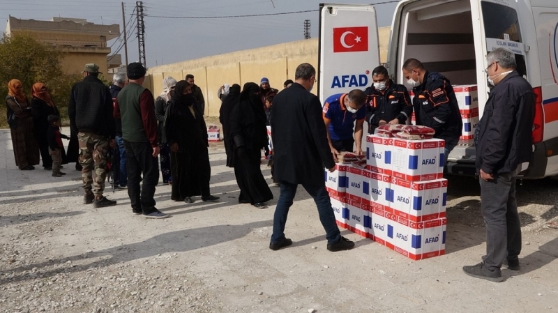 Barış Pınarında 2020’de 426 İnsani Yardım Organize Edildi