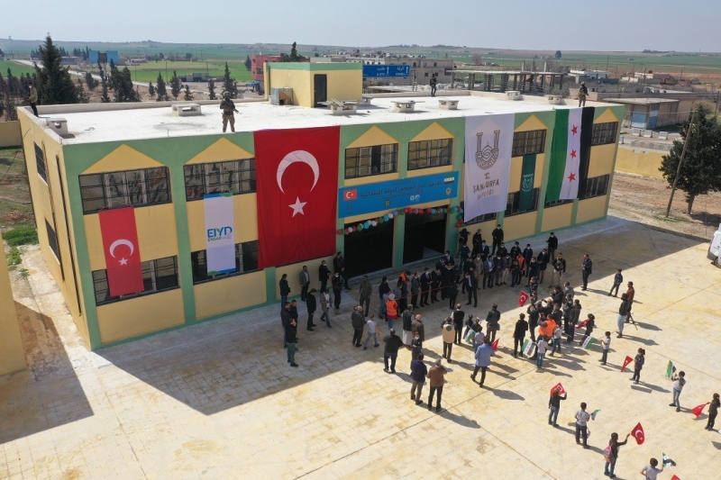 Barış Pınarında İki Okul Daha Hayırseverlerin Desteğiyle Onarıldı
