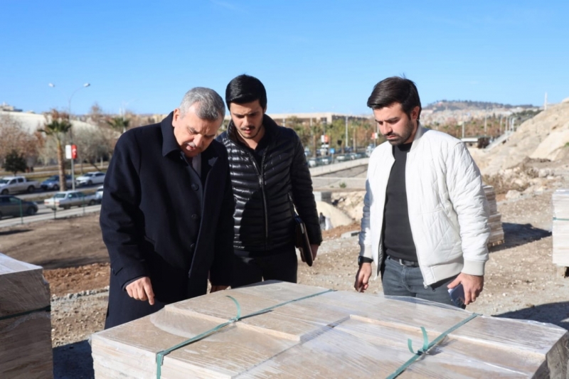 BAŞKAN BEYAZGÜL DEVAM EDEN ÇALIŞMALARI YERİNDE İNCELEDİ