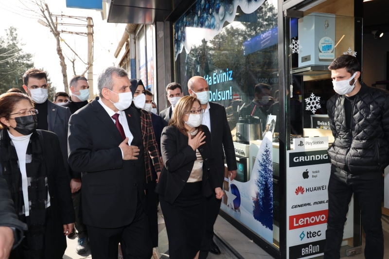 : BAŞKAN BEYAZGÜL SİVEREK İLÇESİNDE TEMASLARDA BULUNDU