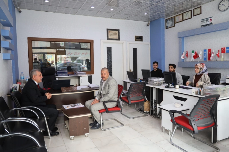 BAŞKAN BEYAZGÜL’DEN ESNAF ZİYARETİ