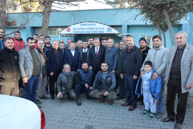 BAŞKAN BEYAZGÜL’DEN POLAT’A HAYIRLI OLSUN ZİYARETİ