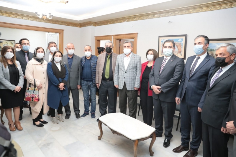 BAŞKAN BEYAZGÜL'DEN ŞANLIURFA VAKFI'NA ZİYARET