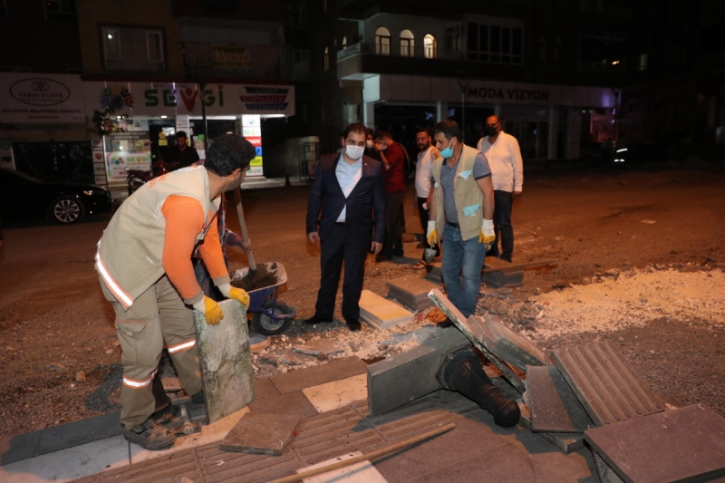 BAŞKAN CANPOLAT: GECE, GÜNDÜZ TAM KADRO SAHADAYIZ