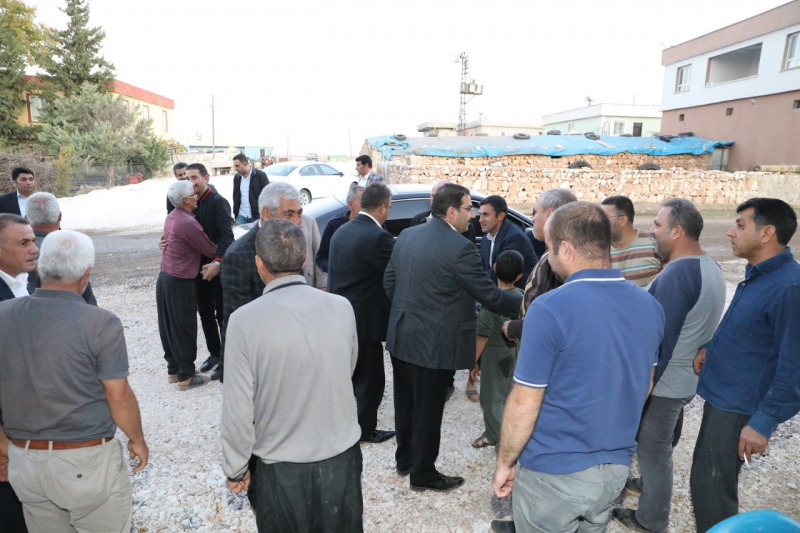 BAŞKAN CANPOLAT, KIRSALDA DA HALKLA İÇ İÇE