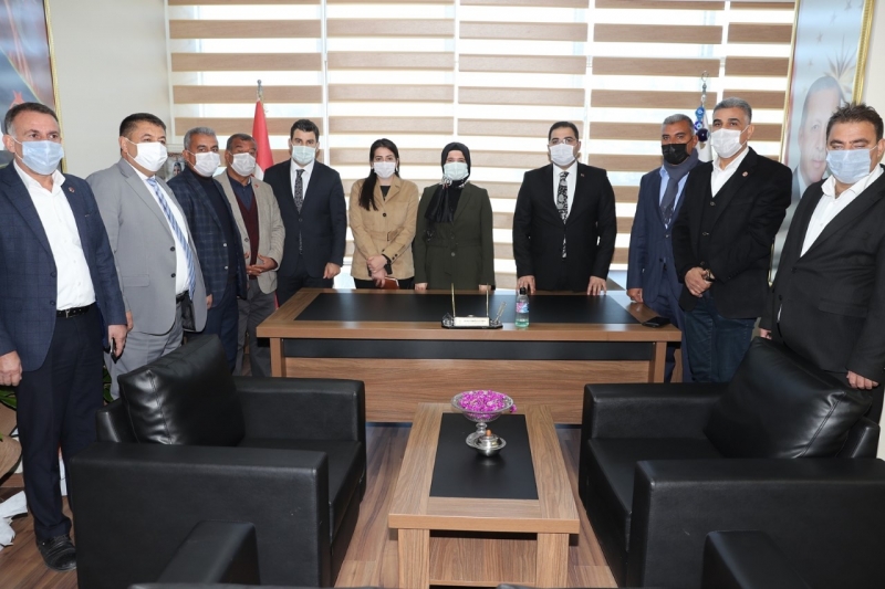 BAŞKAN CANPOLAT’TAN AK PARTİ TEŞKİLATINA “HAYIRLI OLSUN” ZİYARETİ