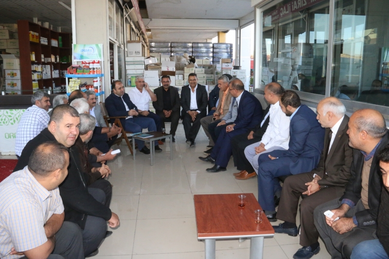 BAŞKAN ÇİFTÇİ, ESNAFI DİNLEDİ