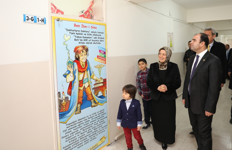  BAŞKAN ÇİFTÇİ ÖĞRENCİLERLE İLK DERSTE BİR ARAYA GELDİ
