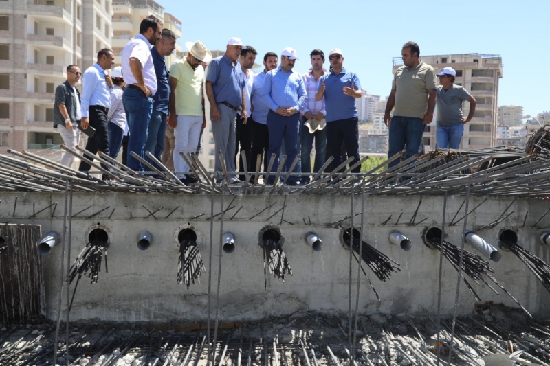 BAŞKAN ÇİFTÇİ, PROJELERİ BİR BİR TAKİP EDİYOR