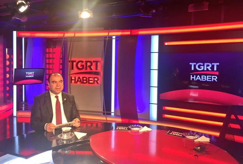 BAŞKAN ÇİFTÇİ, REFERANDUM SONUCUNU TGRT HABER'DE DEĞERLENDİRDİ