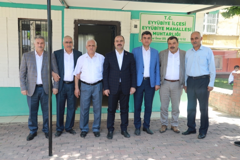 BAŞKAN ÇİFTÇİ, SEÇİM ÇALIŞMALARINA EYYÜBİYE İLE DEVAM ETTİ