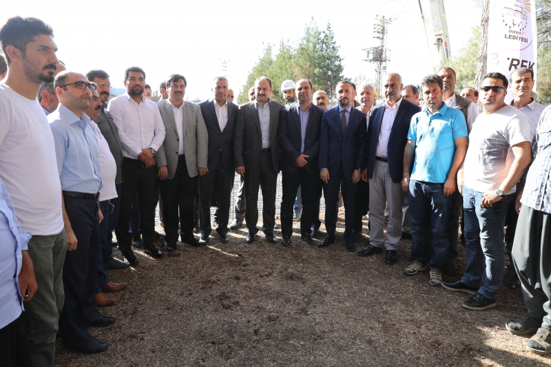 BAŞKAN ÇİFTÇİ, SİVEREK VE HİLVAN'DAKİ ÇALIŞMALARI İNCELEDİ
