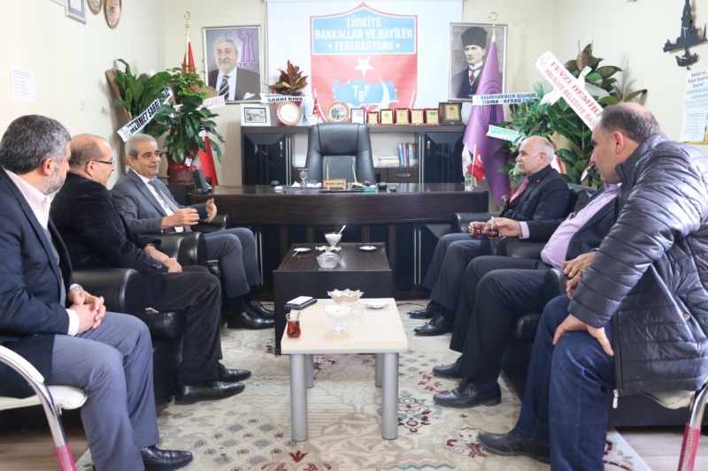 BAŞKAN DEMİRKOL’DAN ESNAF ODALARINA ZİYARET