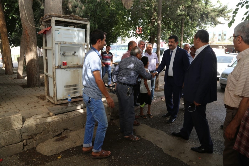 BAŞKAN EKİNCİ, ZAHİRECİLER BORSASI ESNAFINI ZİYARET ETTİ.