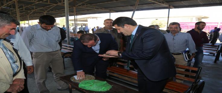 BAŞKAN EKİNCİ’DEN BUĞDAY PAZARI ESNAFINA MÜJDE