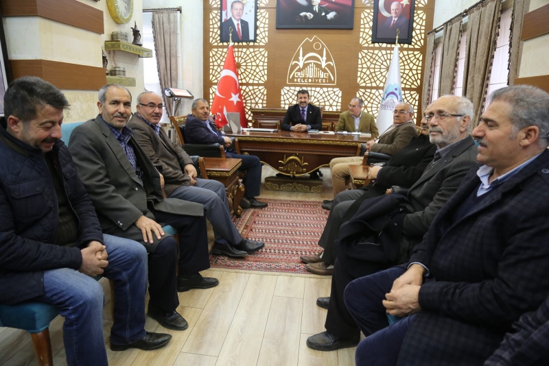 BAŞKAN EKİNCİ’YE TEŞEKKÜR ZİYARETLERİ
