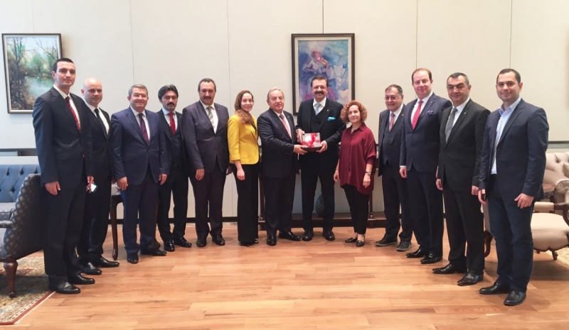 BAŞKAN KAYA, HİSARCIKLIOĞLU İLE BİRLİKTE MOLDOVA’DA TEMASLARDA BULUNDU