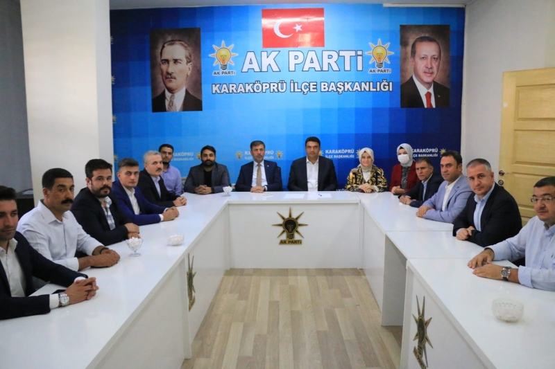 Başkan Kırıkçı ve Teşkilatından Karaköprü’ye Çıkarma