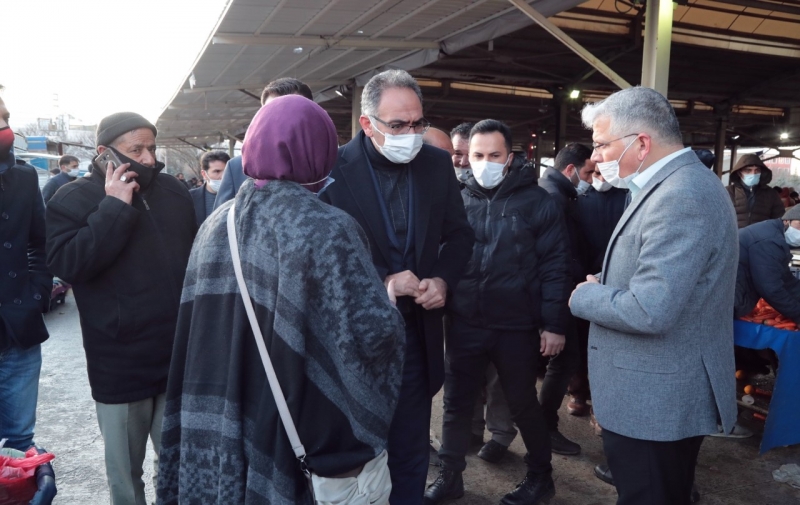 BAŞKAN KUŞ’A, ÇALIŞMALARINDAN DOLAYI TEŞEKKÜR ETTİLER.