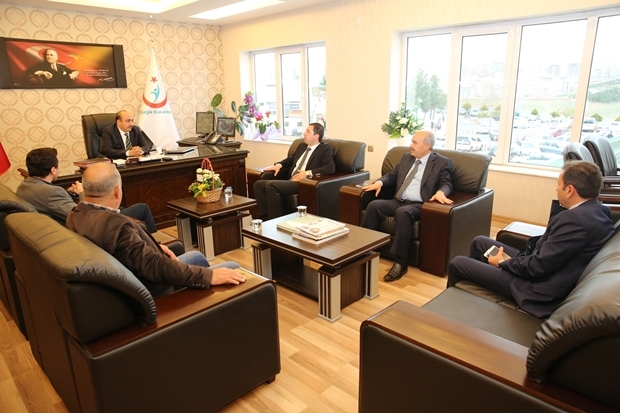 BAŞKAN METİN BAYDİLLİ’DEN BAŞHEKİM KEŞKÜŞ’E ZİYARET