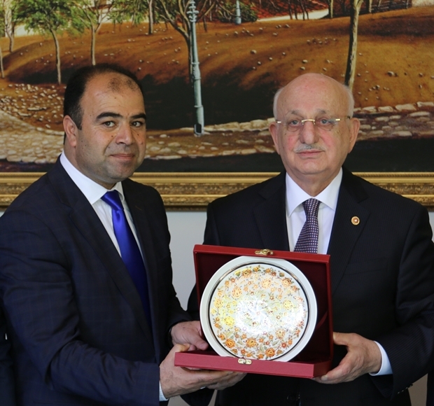 BAŞKAN NİHAT ÇİFTÇİ'DEN, TBMM BAŞKANI KAHRAMAN'A TEŞEKKÜR ZİYARETİ