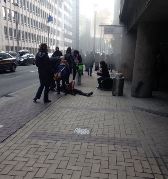 Belçika'nın başkenti Brüksel'de Havalimanının Ardından Metroda Patlama!