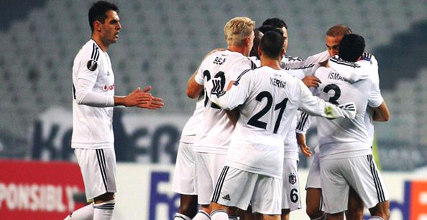 Beşiktaş Skenderbeu'yu 2-0 Yendi