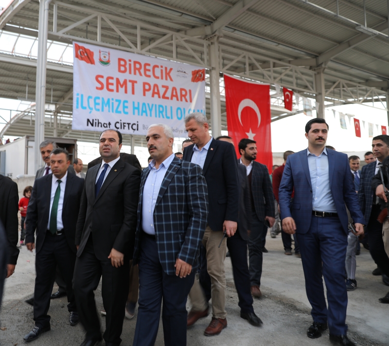 BİRECİK SEMT PAZARININ AÇILIŞI GERÇEKLEŞTİ