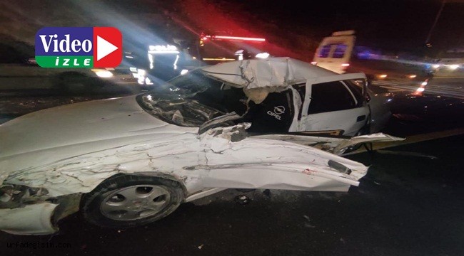 Eyyübiye ilçesi TOKİ çevre yolunda Trafik kazası çok sayıda yaralı var