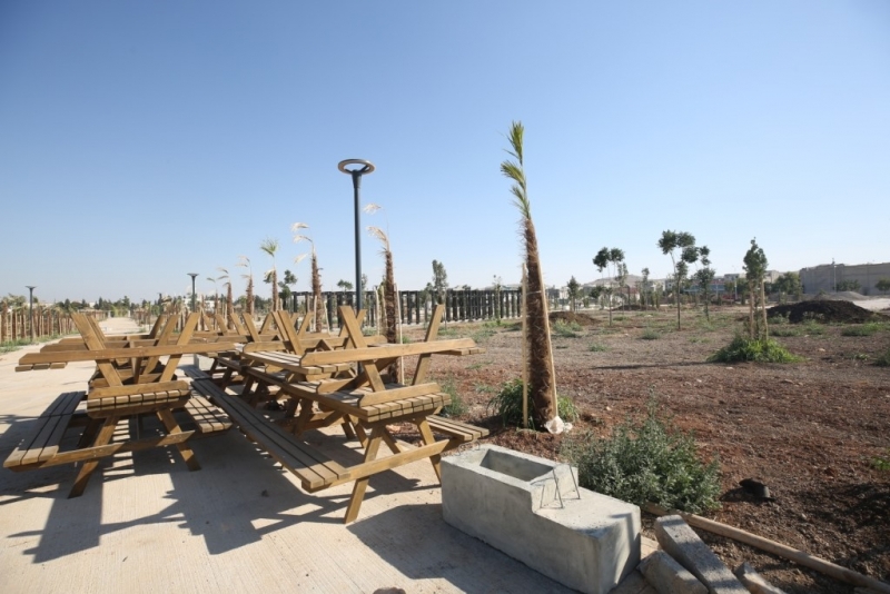 Eyyübiye Millet Bahçesi Ağaçlandırması Tamamlandı