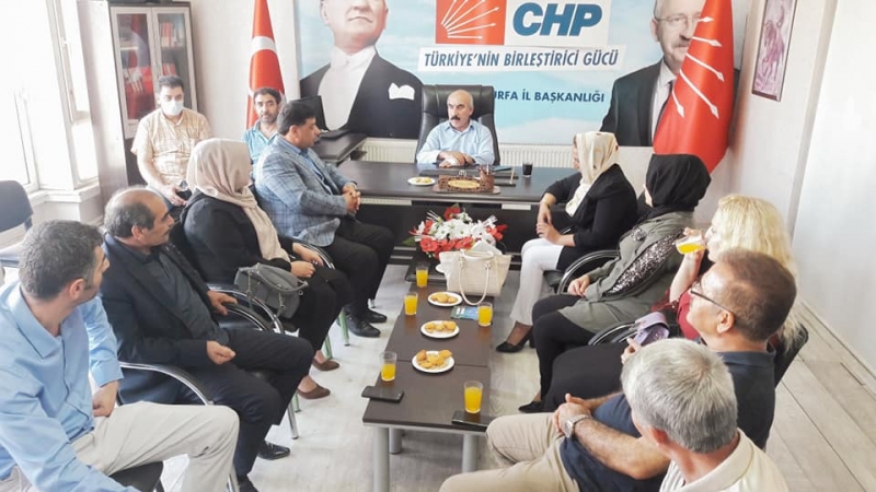 HDP ve ANAP’tan CHP Şanlıurfa İl Başkanlığına Ziyaret