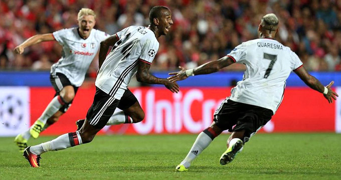 Şampiyonlar Ligi'nde Beşiktaş, Deplasmanda Benfica ile 1-1 Berabere Kaldı