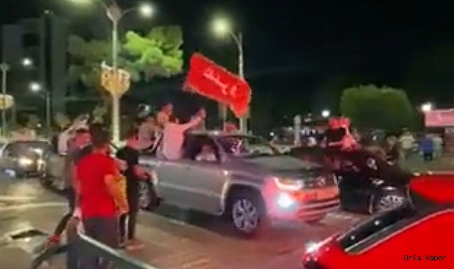 Şanlıurfa'da Arapça bayraklı düğün konvoyu tepki çekti