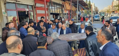 Ahmet Eşref Fakıbaba Eyyübiye sokaklarında vatandaşla iç içe!